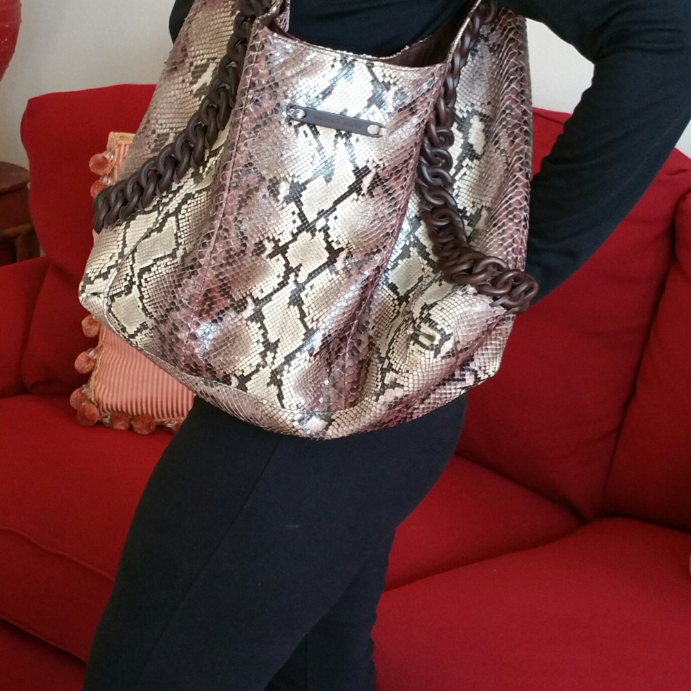 Michael Kors Python Cable Handbag
